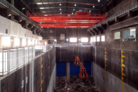 Waste Handling Overhead Crane with Grab Bucket